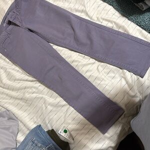American Eagle Outfitters Purple Stretch Pants